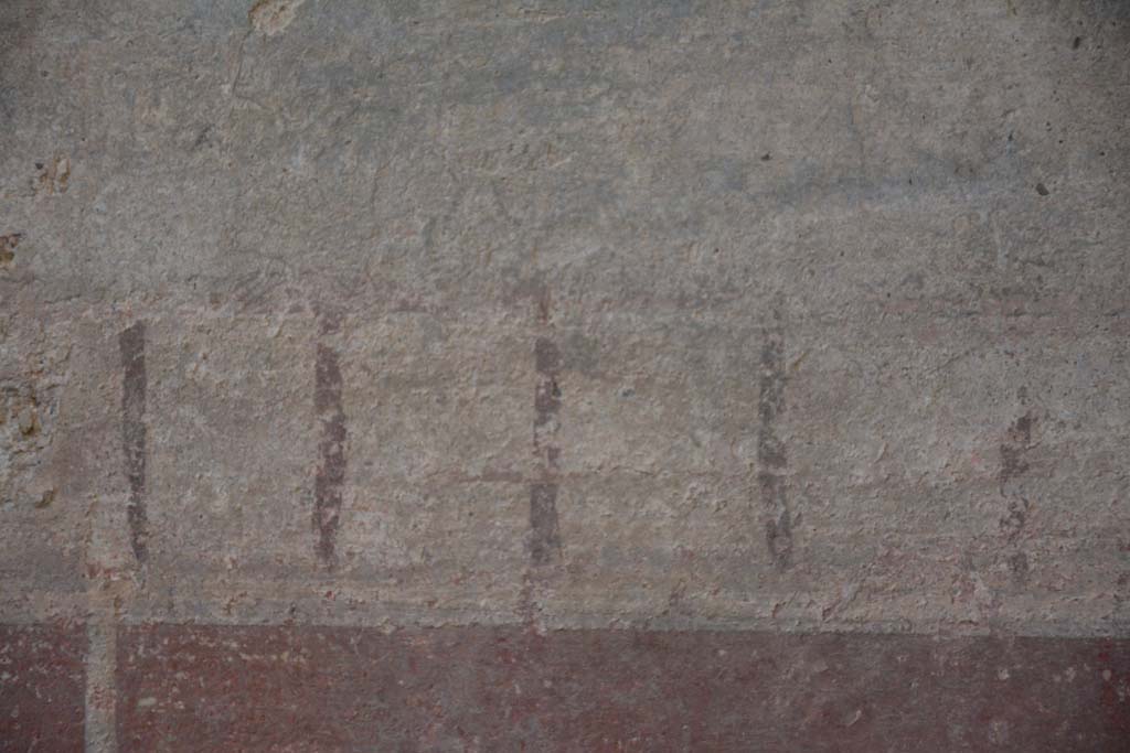 IX.5.11 Pompeii. May 2017. Room g, painted decoration above zoccolo on north wall. 
Foto Christian Beck, ERC Grant 681269 DÉCOR.