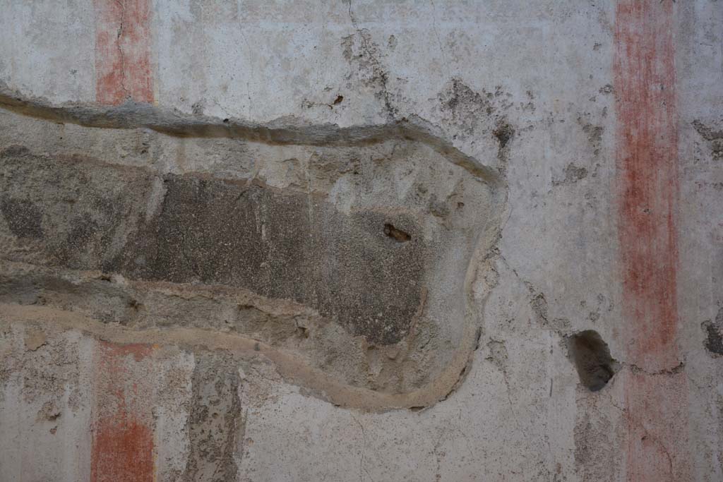 IX.5.11 Pompeii. May 2017. Room g, detail from centre of south wall.
Foto Christian Beck, ERC Grant 681269 DÉCOR.