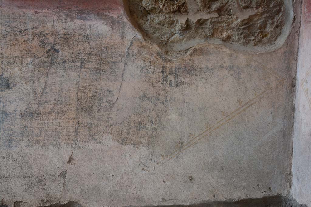 IX.5.11 Pompeii. March 2017. Room h, detail from painted zoccolo on east end of north wall.
Foto Christian Beck, ERC Grant 681269 DÉCOR.