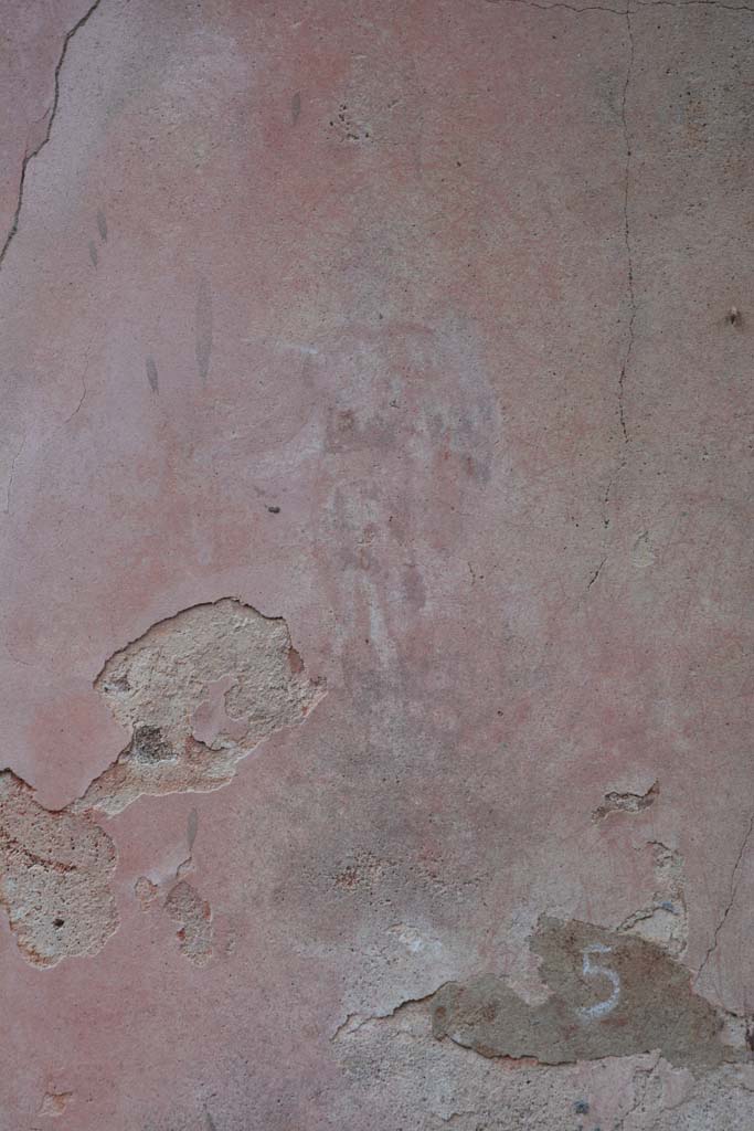 IX.5.11 Pompeii. March 2017. Room I (L), central figure of warrior from north end of east wall.
Foto Christian Beck, ERC Grant 681269 DÉCOR.