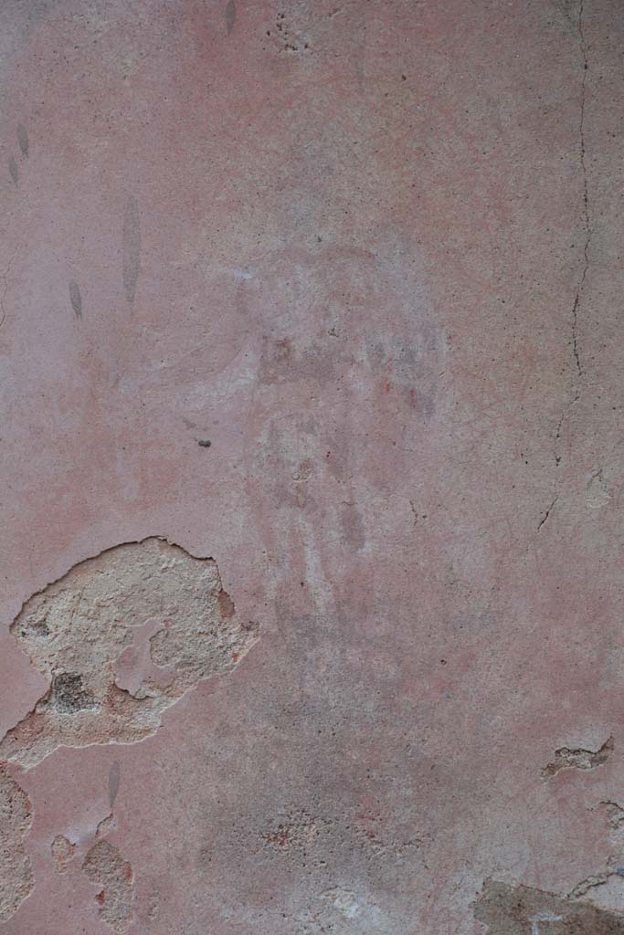 IX.5.11 Pompeii. March 2017. 
Room I (L), detail of central figure of warrior from north end of east wall.
Foto Christian Beck, ERC Grant 681269 DÉCOR.