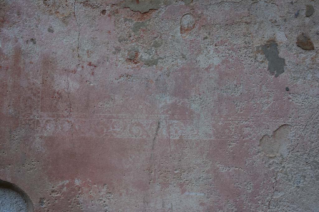 IX.5.11 Pompeii. March 2017. Room I (L), detail of border edging from panel at north end of east wall.
Foto Christian Beck, ERC Grant 681269 DÉCOR.