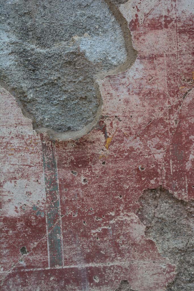 IX.5.11 Pompeii. March 2017. 
Room I (L), detail from painted compartment on zoccolo below central panel on east wall.
Foto Christian Beck, ERC Grant 681269 DÉCOR.