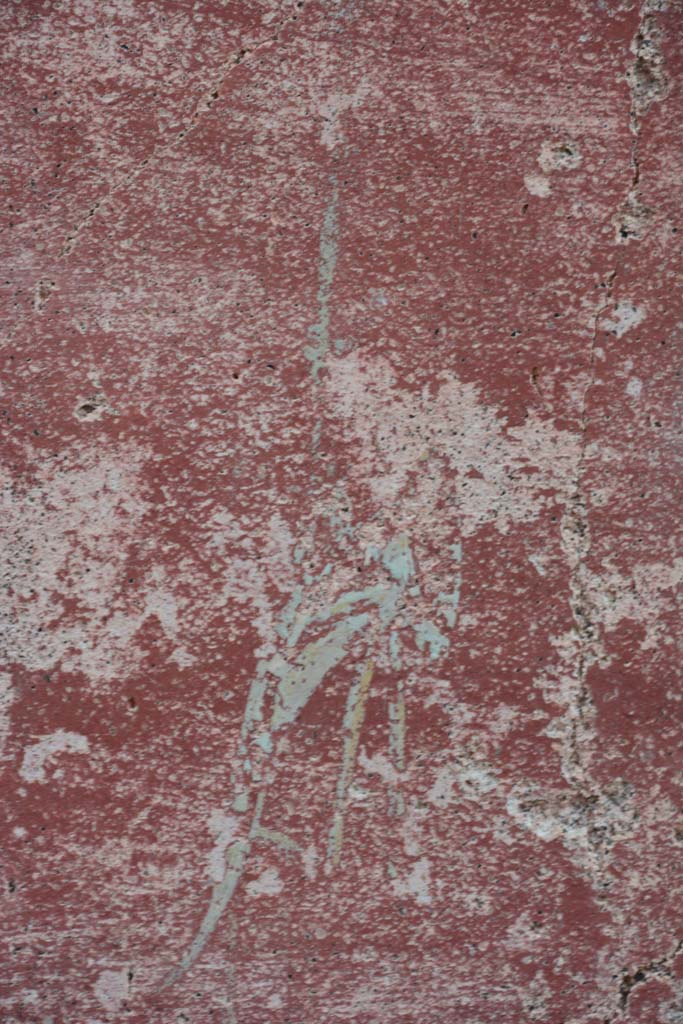 IX.5.11 Pompeii. March 2017. 
Room I (L), detail from painted compartment of zoccolo below central panel on east wall.
Foto Christian Beck, ERC Grant 681269 DÉCOR.
