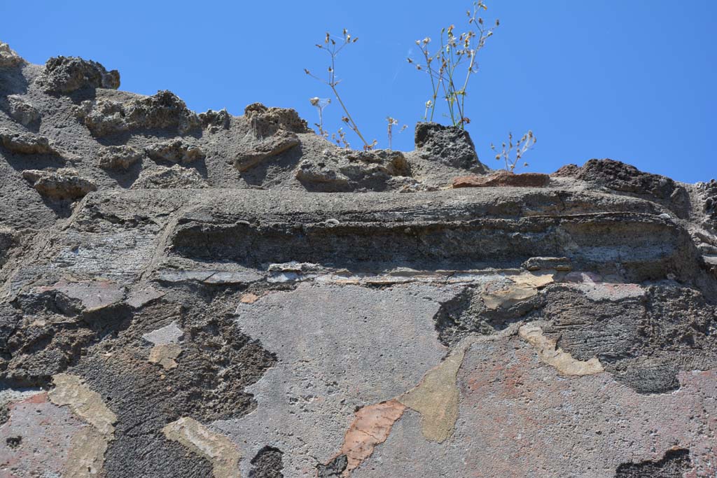 IX.5.14 Pompeii. May 2017. Room “L”, detail from upper north wall in north-west corner.
Foto Christian Beck, ERC Grant 681269 DÉCOR.