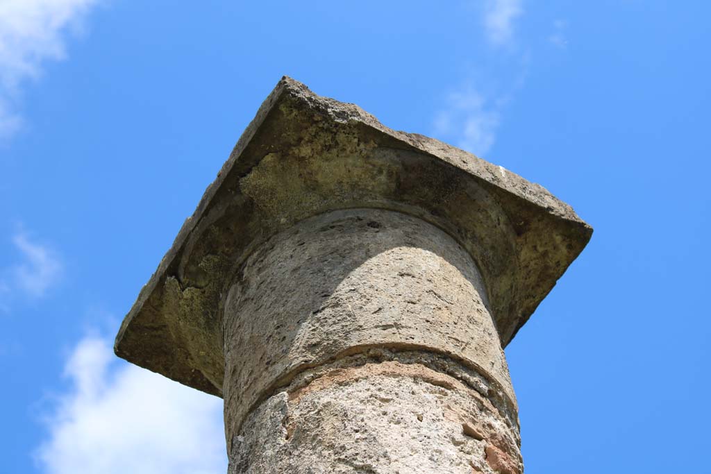 IX.5.14 Pompeii. May 2019. Room “k”, detail from top of column.
Foto Christian Beck, ERC Grant 681269 DÉCOR.