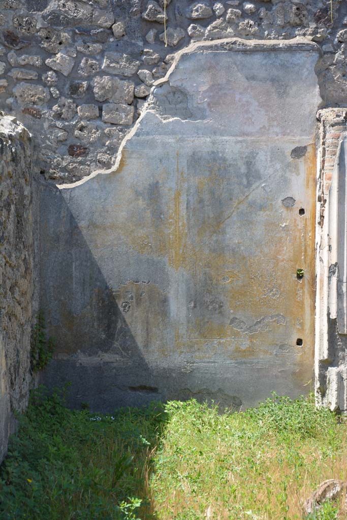 IX.5.14 Pompeii. May 2017. Peristyle “k”, west wall in south-west corner. 
Foto Christian Beck, ERC Grant 681269 DÉCOR.