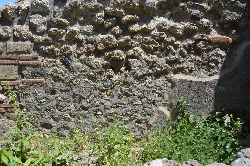 IX.5.14 Pompeii. May 2017. Room “t”, detail from east wall.   
Foto Christian Beck, ERC Grant 681269 DÉCOR.