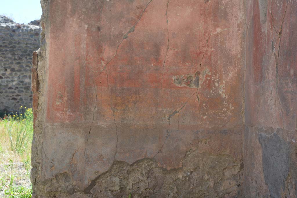 IX.5.14 Pompeii. May 2017. Room “f”, detail of panel on south wall on west side of doorway.
Foto Christian Beck, ERC Grant 681269 DÉCOR.