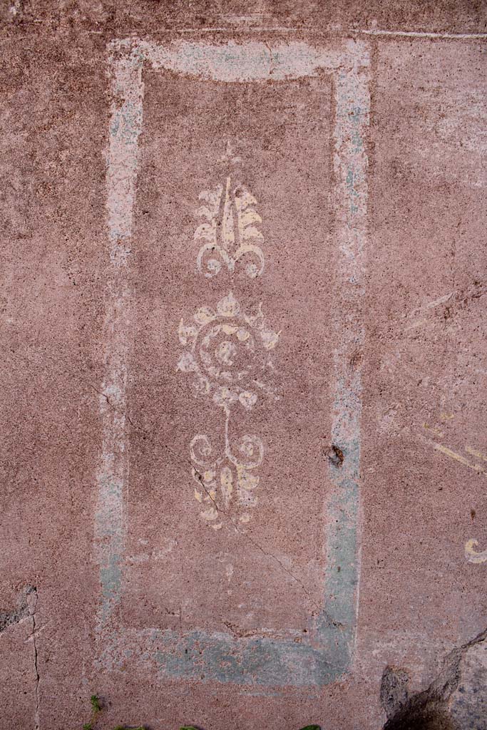 IX.5.14 Pompeii. May 2019. Room “f”, panel on zoccolo on south side of centre panel.
Foto Christian Beck, ERC Grant 681269 DÉCOR.
