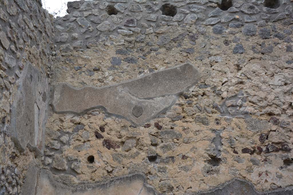 IX.5.14 Pompeii. May 2017. North ala “e”, west end of upper north wall.
Foto Christian Beck, ERC Grant 681269 DÉCOR.