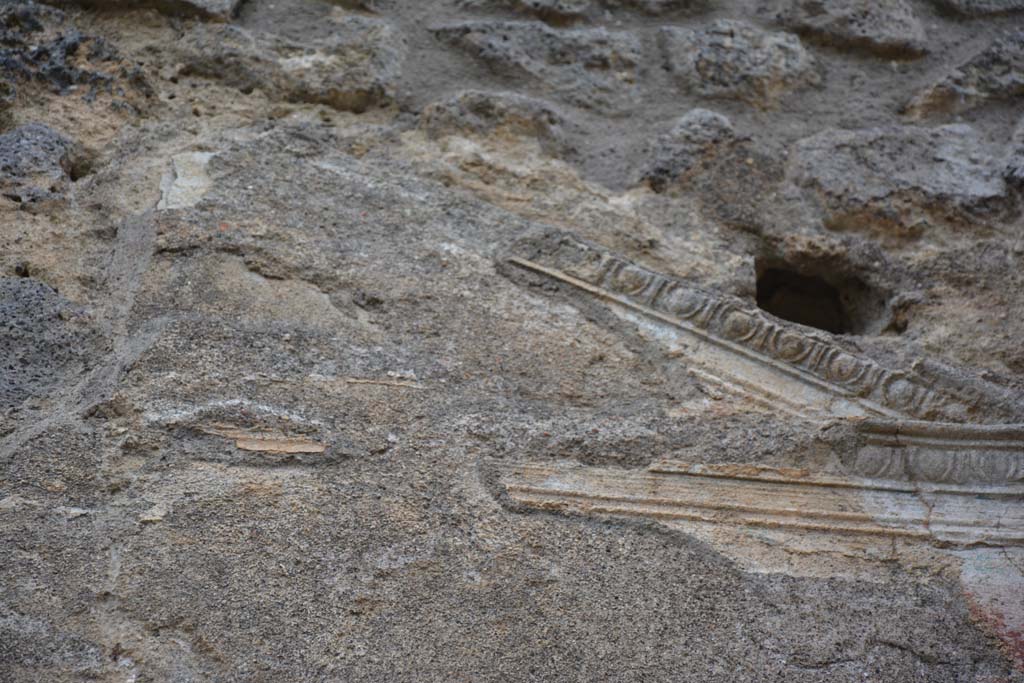 IX.5.14 Pompeii. May 2017. North ala “e”, detail of stucco from upper north wall.
Foto Christian Beck, ERC Grant 681269 DÉCOR.