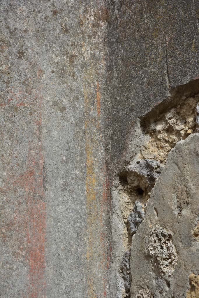 IX.5.14 Pompeii. May 2017. Room “d”, detail from south-east corner.
Foto Christian Beck, ERC Grant 681269 DÉCOR.