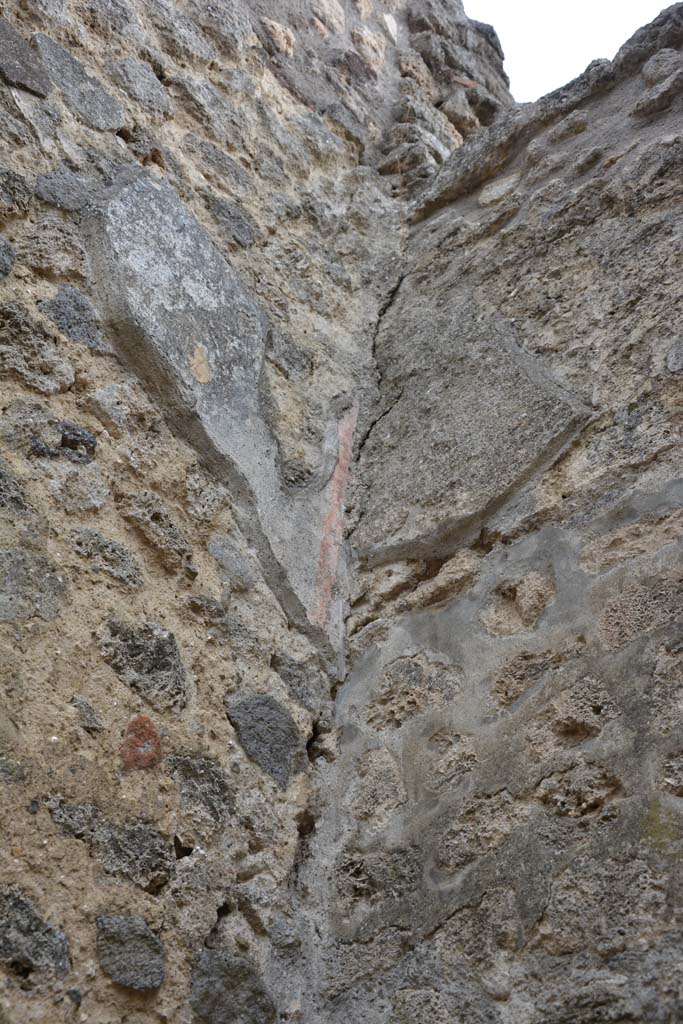 IX.5.14 Pompeii. May 2017. Room “d”, upper south-west corner.
Foto Christian Beck, ERC Grant 681269 DÉCOR.