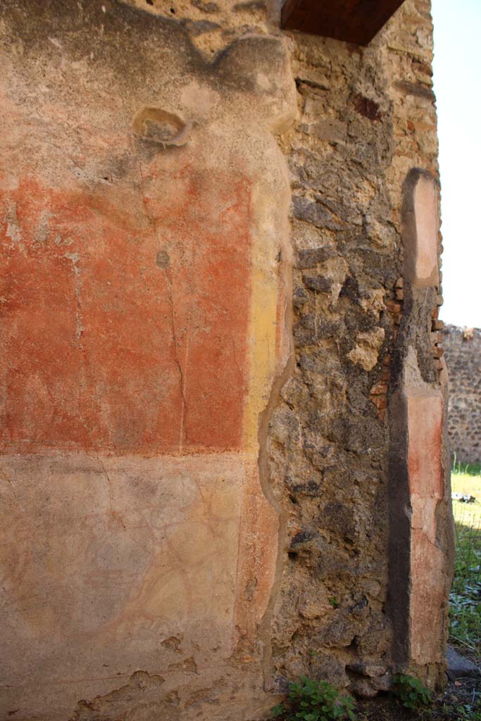 IX.5.14 Pompeii. May 2019. Room “d”, south wall at west end near doorway.
Foto Christian Beck, ERC Grant 681269 DÉCOR.