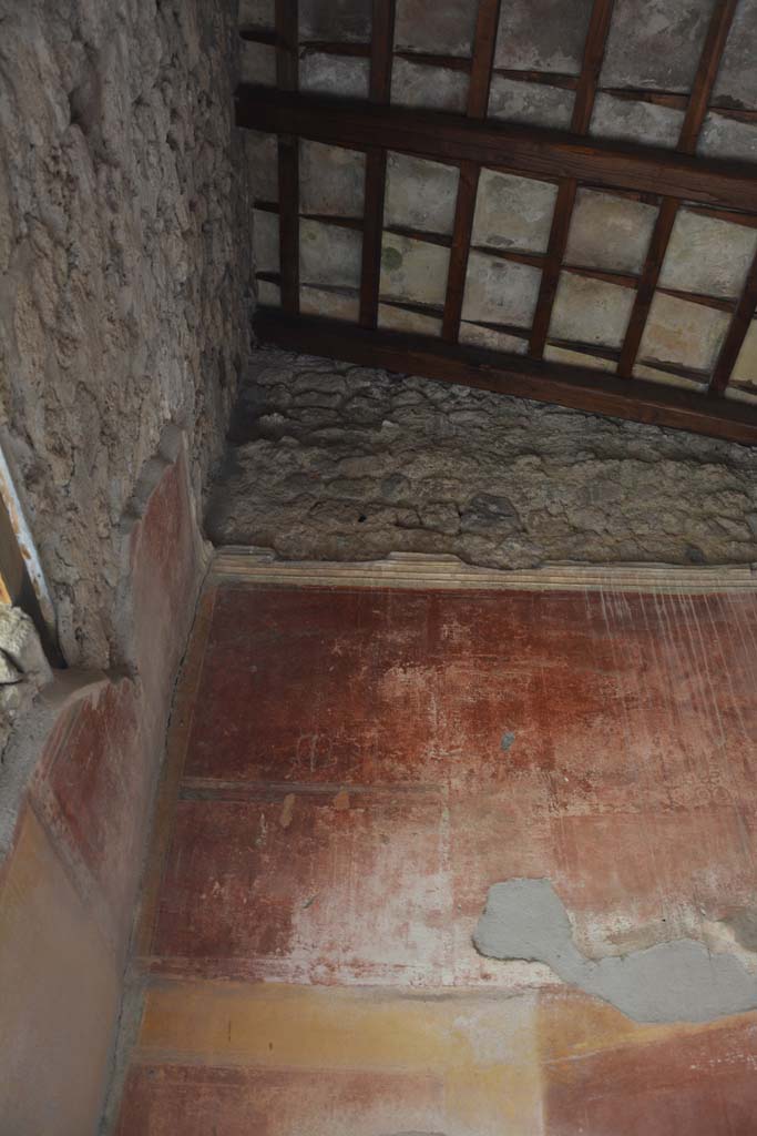 IX.5.14 Pompeii. May 2017. Room “c”, upper north wall in north-west corner.  
Foto Christian Beck, ERC Grant 681269 DÉCOR.