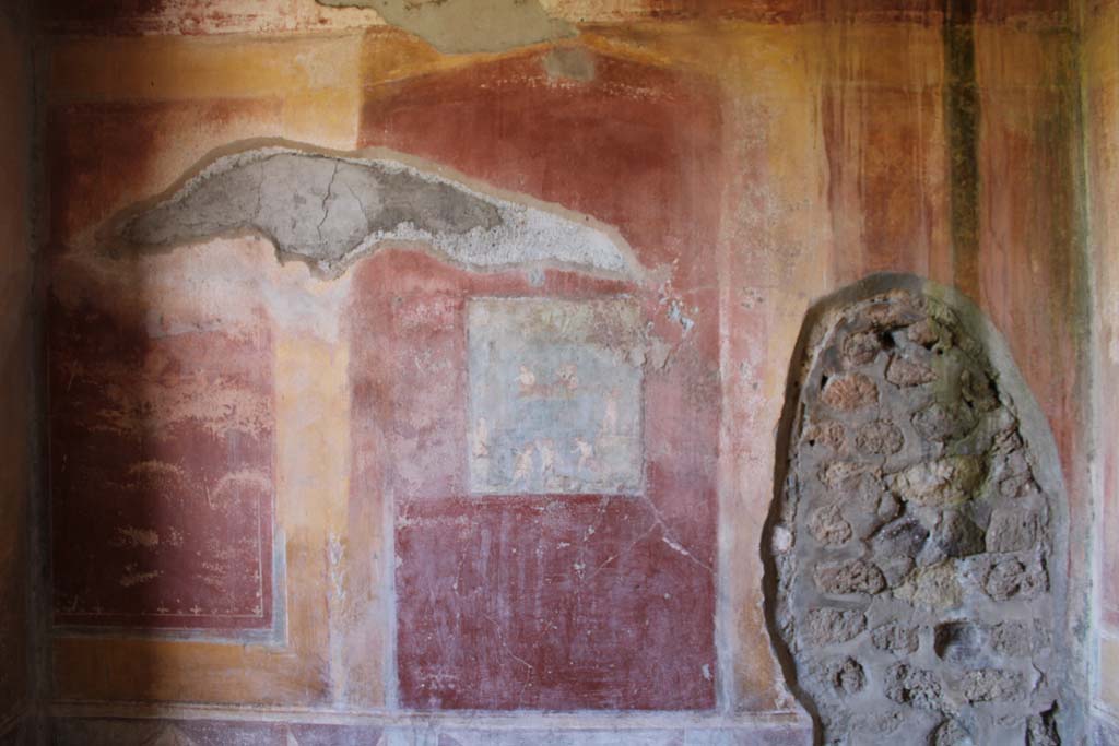 IX.5.14 Pompeii. May 2019. Room “c”, north wall of cubiculum.
Foto Christian Beck, ERC Grant 681269 DÉCOR.