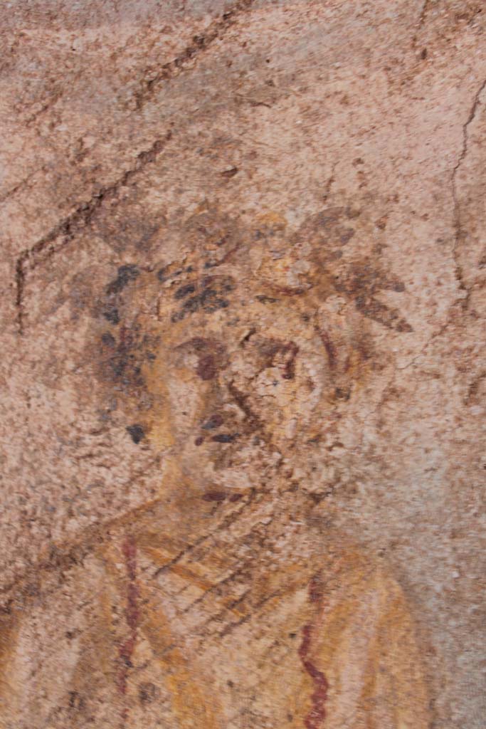 IX.5.14 Pompeii. May 2019. Room “g”, detail of Omphale.  
Foto Christian Beck, ERC Grant 681269 DÉCOR.