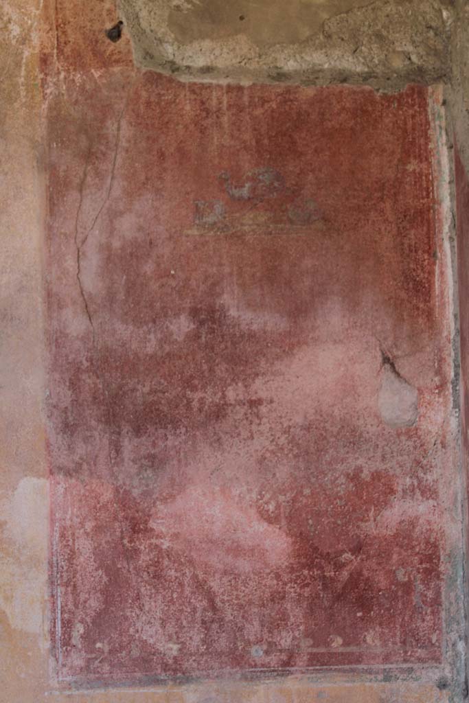 IX.5.14 Pompeii. May 2019. Cubiculum “g”, panel at south end of east wall.
Foto Christian Beck, ERC Grant 681269 DÉCOR.