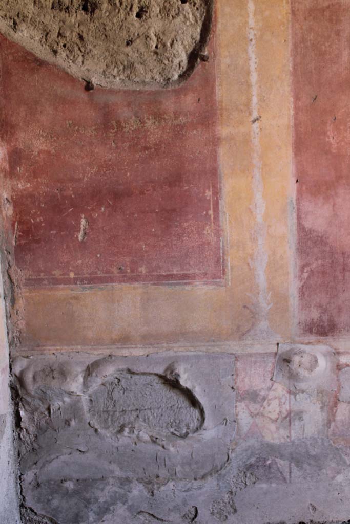 IX.5.14 Pompeii. May 2019. Cubiculum “g”, panel at east end of south wall.
Foto Christian Beck, ERC Grant 681269 DÉCOR.