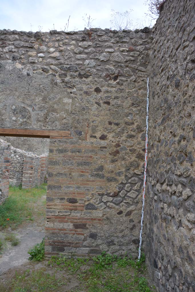 IX.5.14 Pompeii. May 2017. Room “i”, south wall in south-west corner.      
Foto Christian Beck, ERC Grant 681269 DÉCOR.
