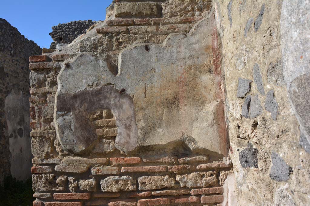 IX.5.16 Pompeii. March 2017. Room c’, north wall in north-east corner.     
Foto Christian Beck, ERC Grant 681269 DÉCOR.