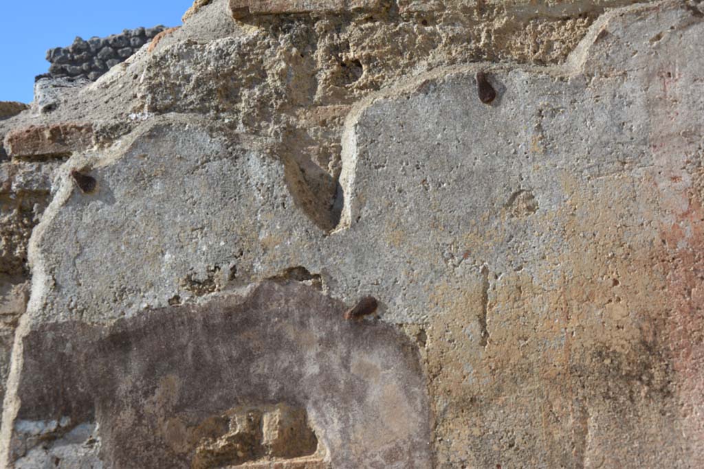 IX.5.16 Pompeii. March 2017. Room c’, detail from north wall in north-east corner.     
Foto Christian Beck, ERC Grant 681269 DÉCOR.