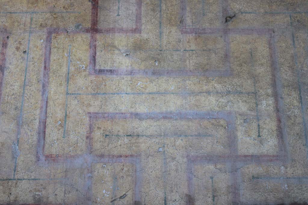 IX.5.16 Pompeii. May 2019. Room f’, detail from upper west wall. 
Foto Christian Beck, ERC Grant 681269 DÉCOR.