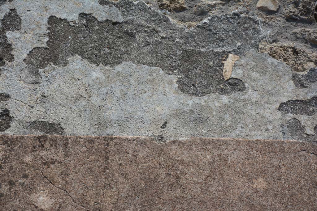 IX.5.17/6 Pompeii. May 2017. Room x, detail of remaining painted plaster on upper east wall at north end.
Foto Christian Beck, ERC Grant 681269 DÉCOR.