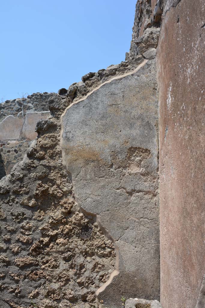 IX.5.6 Pompeii. May 2017. Room q, upper north wall in north-east corner.
Foto Christian Beck, ERC Grant 681269 DÉCOR.