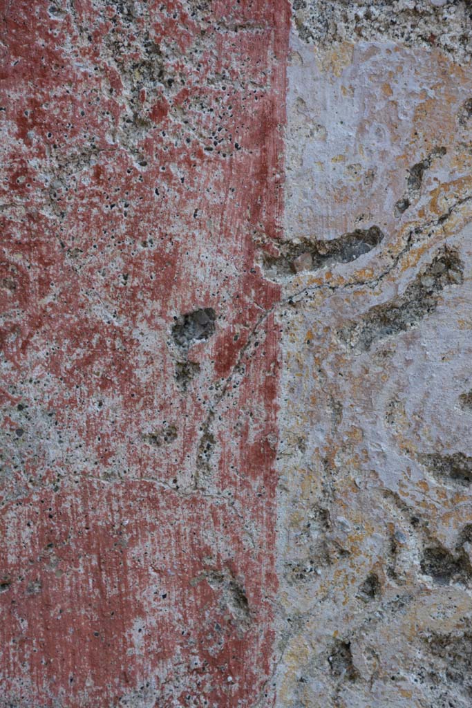 IX.5.6/17 Pompeii. May 2017. Room u, detail of remaining wall decoration.  
Foto Christian Beck, ERC Grant 681269 DÉCOR.