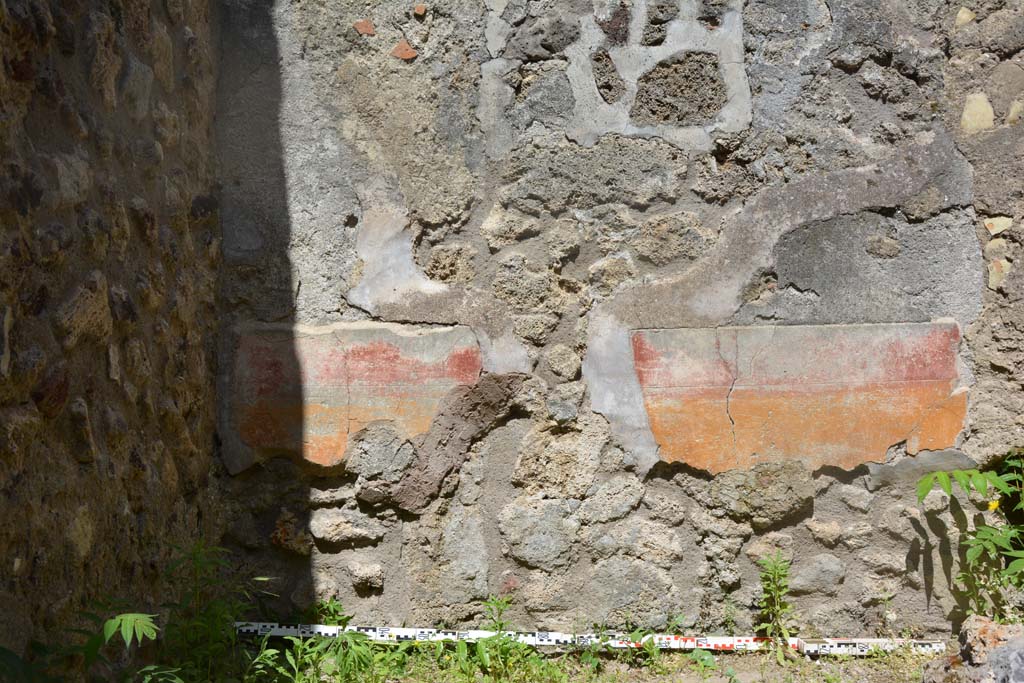 IX.5.18 Pompeii. May 2017. Room h, detail of painted decoration from lower east wall.
Foto Christian Beck, ERC Grant 681269 DÉCOR.