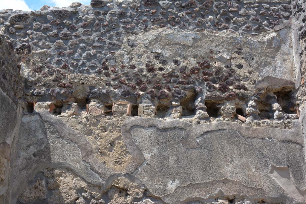 IX.5.18 Pompeii. May 2017. Room r, detail from upper north wall.  
Foto Christian Beck, ERC Grant 681269 DÉCOR.