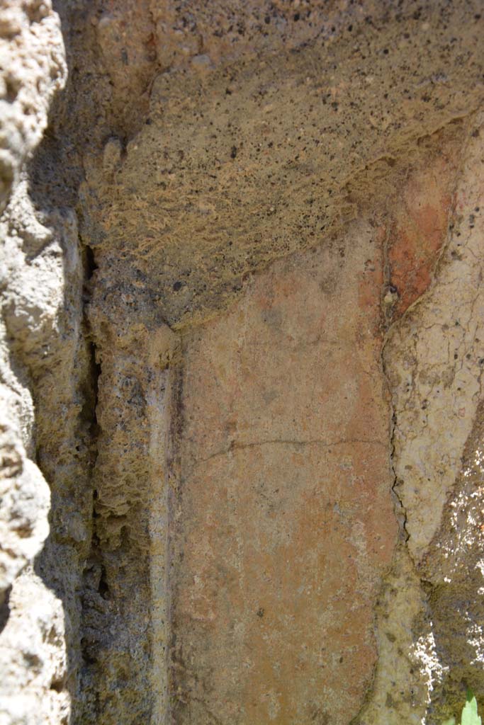 IX.5.18 Pompeii. May 2017. Room r, detail of remaining decoration in south-east corner. 
Foto Christian Beck, ERC Grant 681269 DÉCOR.