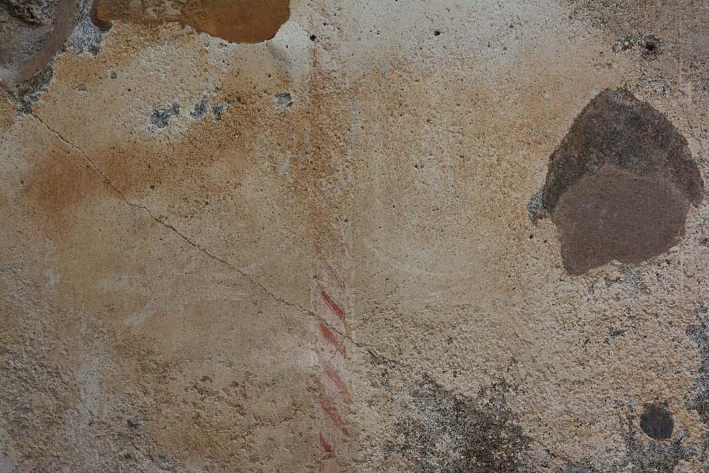 IX.5.18 Pompeii. March 2017. Room p, detail of painted candelabra on north wall, with remains of painted birds on either side.
Foto Christian Beck, ERC Grant 681269 DÉCOR.