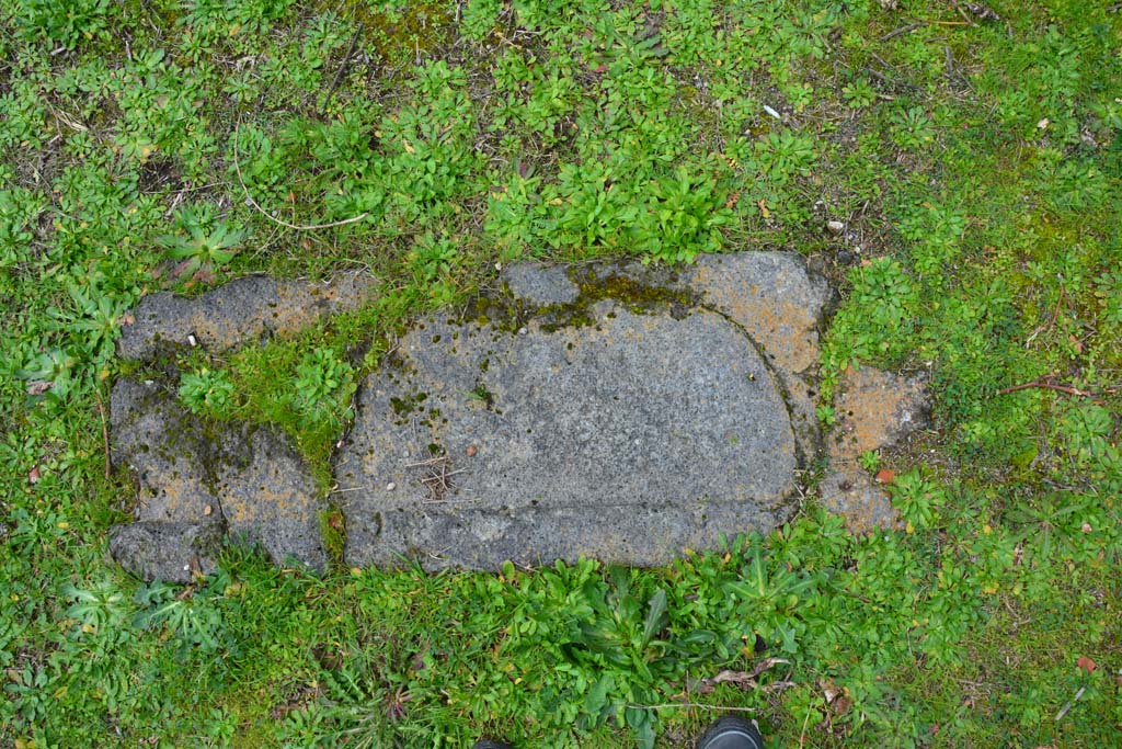 IX.5.18 Pompeii. March 2018.  Room “l” (L), detail from west side, looking west. 
Foto Annette Haug, ERC Grant 681269 DÉCOR.