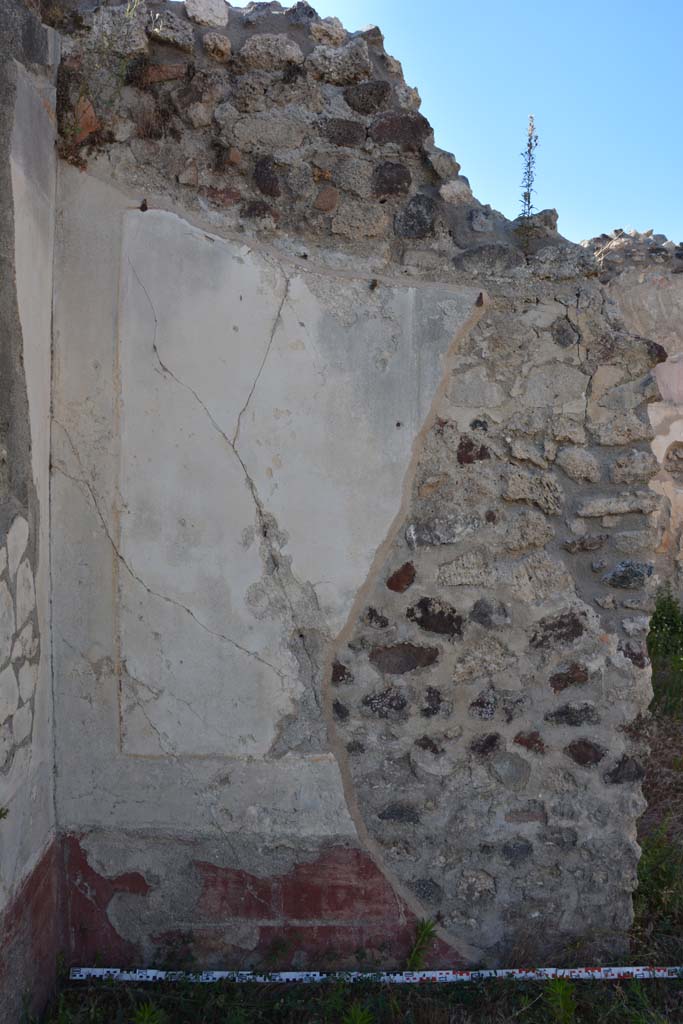 IX.5.18 Pompeii. May 2017. Room l (L), north wall in north-west corner. 
Foto Christian Beck, ERC Grant 681269 DÉCOR.
