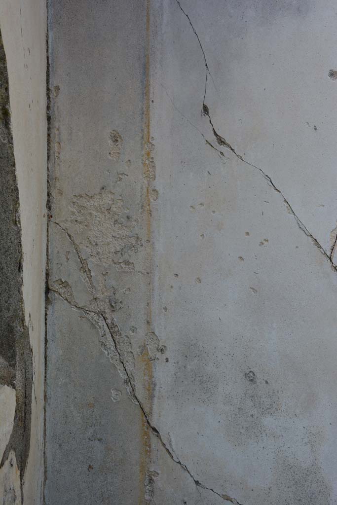 IX.5.18 Pompeii. March 2017. Room l (L), detail of panel on north wall at west end. 
Foto Christian Beck, ERC Grant 681269 DÉCOR.