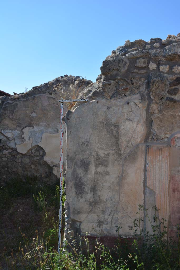 IX.5.18 Pompeii. May 2017. 
Room l (L), looking towards north wall at east end of entrance to room o, also north wall of room n. 
Foto Christian Beck, ERC Grant 681269 DÉCOR.