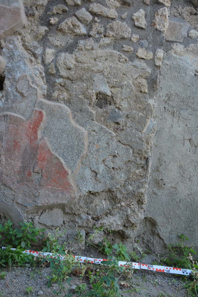 IX.5.18 Pompeii. May 2017. 
Room a, lower west wall towards north end of entrance corridor.
Foto Christian Beck, ERC Grant 681269 DÉCOR.