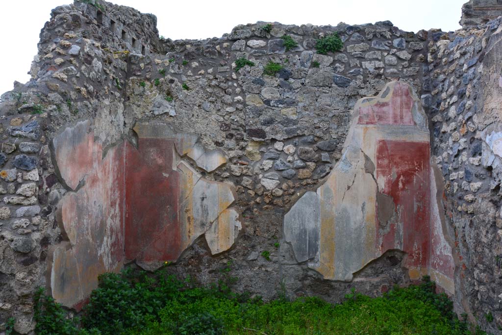 IX.5.18 Pompeii. March 2017. Room o, looking towards west wall, with south-west corner, on left.
Foto Christian Beck, ERC Grant 681269 DÉCOR.