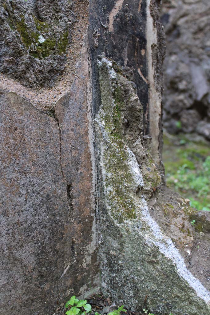IX.5.18 Pompeii. May 2019. Room d, detail of south-east corner of room “d”.
Foto Christian Beck, ERC Grant 681269 DÉCOR.