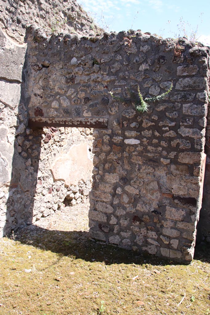 IX.6.7 Pompeii. May 2024. 
Room “p”, west side of kitchen, with doorway into room “s”. Photo courtesy of Klaus Heese.