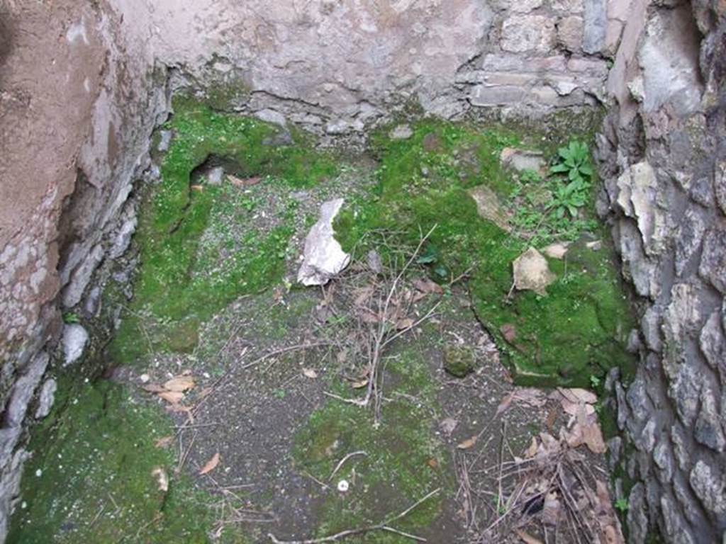 IX.8.6 Pompeii. March 2009.   Room 49 of IX.8.3.   Cella ostiaria or Porter’s room. North end.