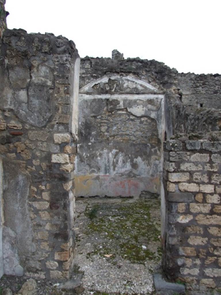 IX.8.6 Pompeii. March 2009.   Doorway to Room 50 of IX.8.3.    Cubiculum.