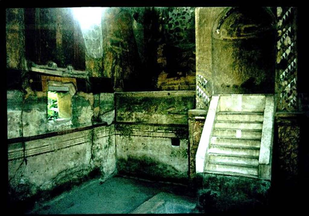 IX.8.6 Pompeii. South-east side of nymphaeum.  
Photographed 1970-79 by Günther Einhorn, picture courtesy of his son Ralf Einhorn.