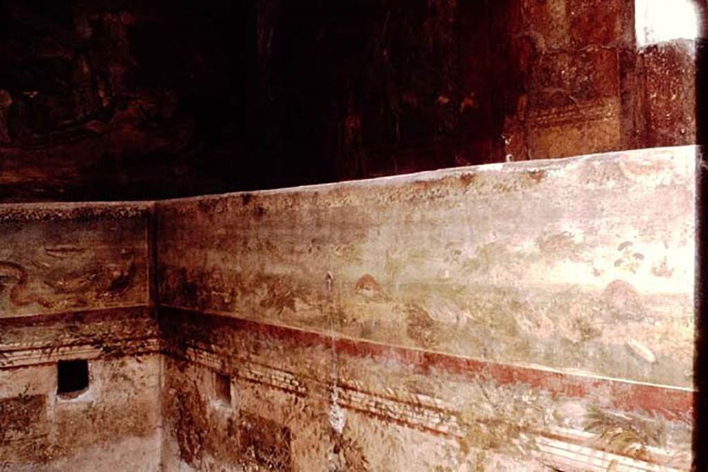 IX.8.6 Pompeii. 1964. South-west corner of nymphaeum. Photo by Stanley A. Jashemski.
Source: The Wilhelmina and Stanley A. Jashemski archive in the University of Maryland Library, Special Collections (See collection page) and made available under the Creative Commons Attribution-Non Commercial License v.4. See Licence and use details.
J64f1959