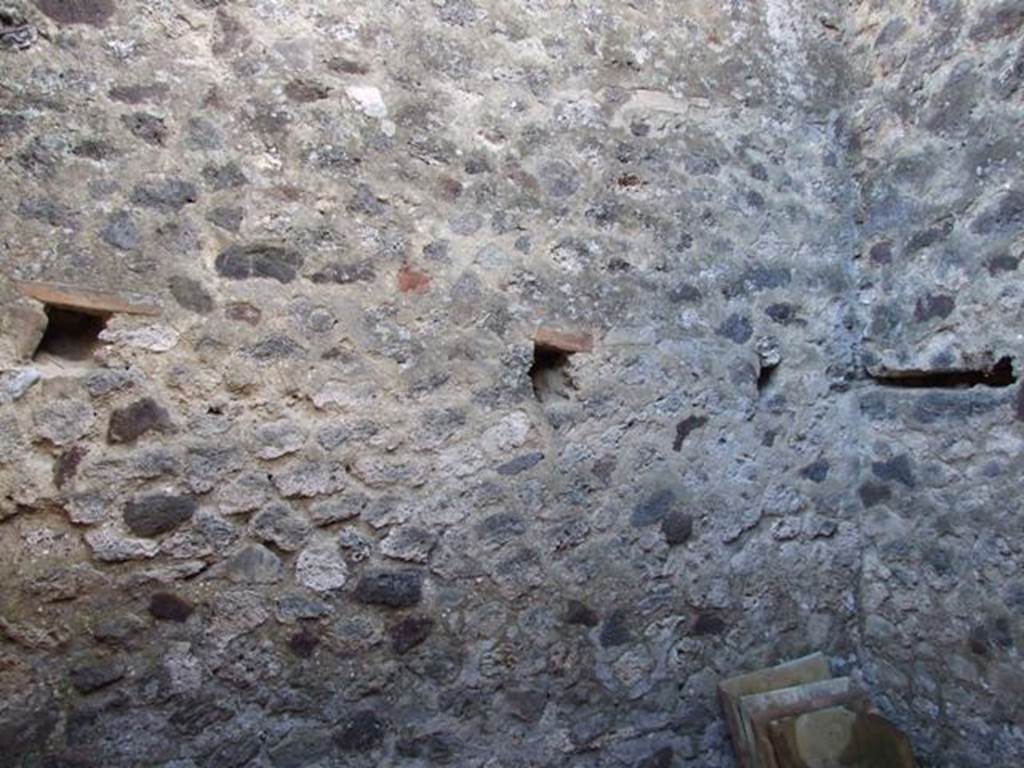 IX.9.a Pompeii. March 2009.  South-west corner of kitchen and latrine.