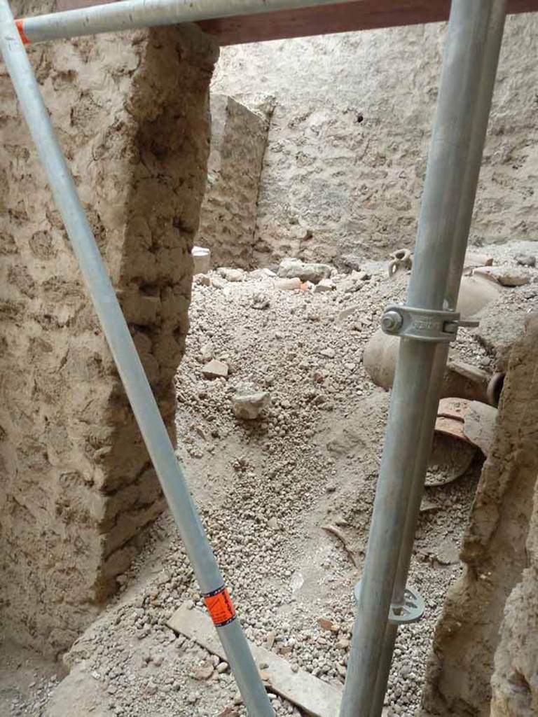 IX.12.9 Pompeii. May 2010. Room 2, small unexcavated room in south-west corner of kitchen.