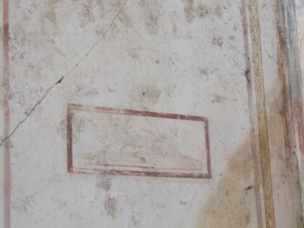 IX.13.1-3 Pompeii. March 2009. Room 11, west wall. Painted panel.